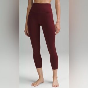 lululemon Align™ High-Rise Pant 25" - RED MERLOT
